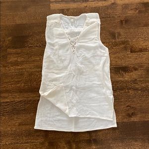 V-neck Coverup with Slits